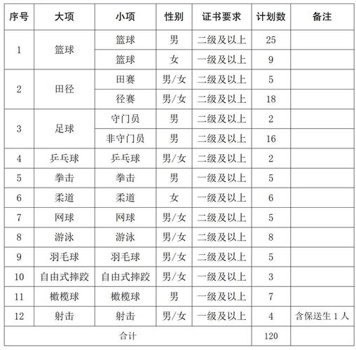 重庆文理学院体育单招录取名单